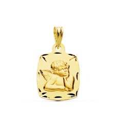 Medalla Bebé Angel de la Guarda oro 18 kilates