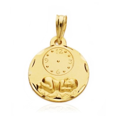 Medalla oro bebe niño Medalla oro bebe niño