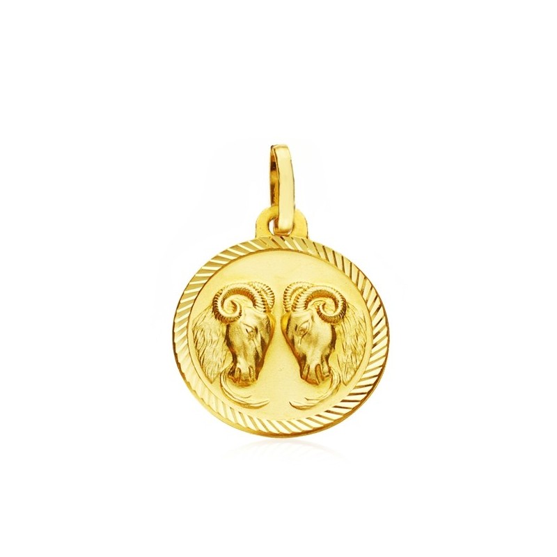 Medalla de Oro Horóscopo Aries 16mm