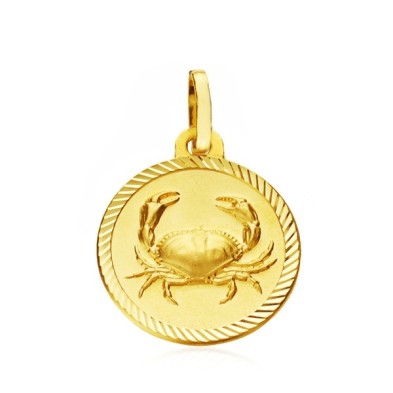 Medalla de Oro Horóscopo Cáncer 16mm