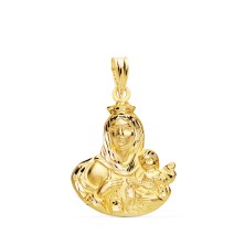 Medalla oro Virgen del Carmen Silueta pequeña