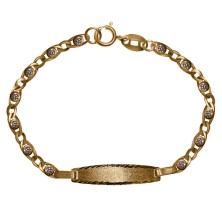 Esclava de Bebe oro 18k