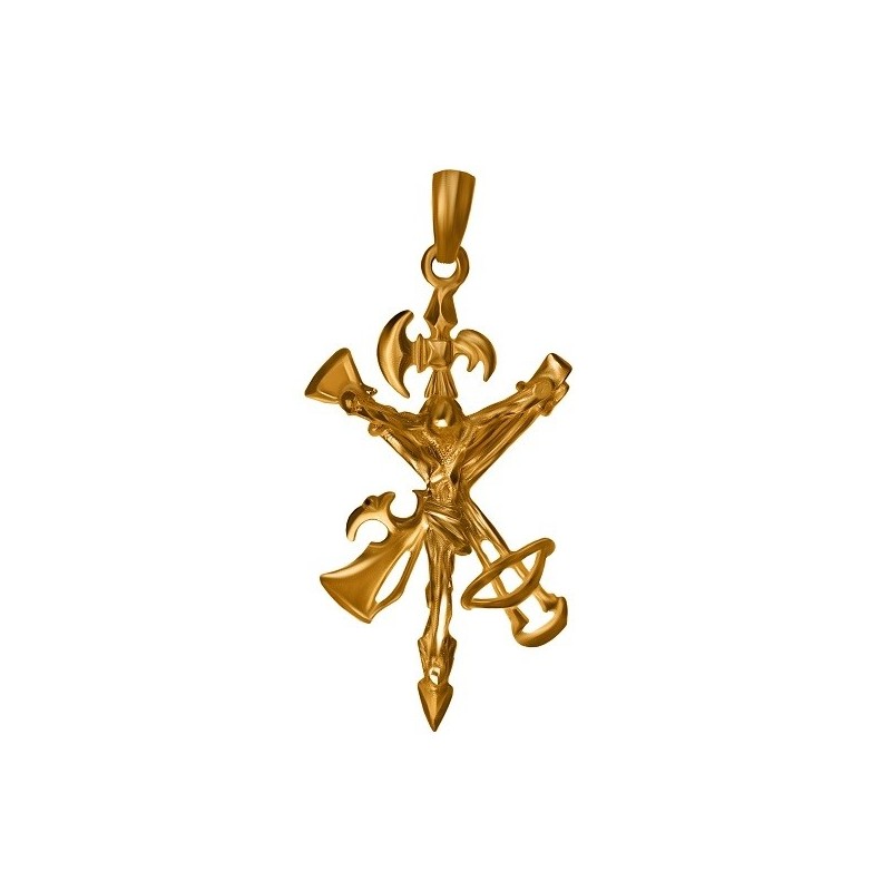 Cristo de la Legión Oro 18k Mediano