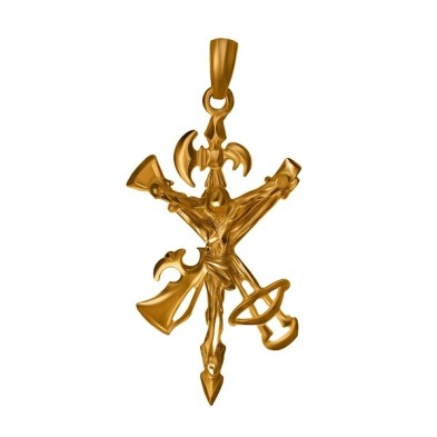 Cristo de la Legión Oro 18k Mediano