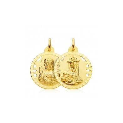 Medalla virgen de las angustias escapulario calado 20mm Medalla virgen de las angustias escapulario calado 20mm