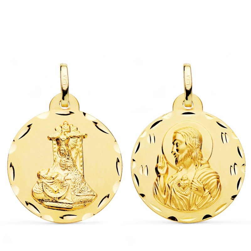 Medalla virgen de las angustias escapulario 25mm