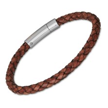 Pulsera Lotus Style de Hombre Marron Trenzada LS2141/2/3