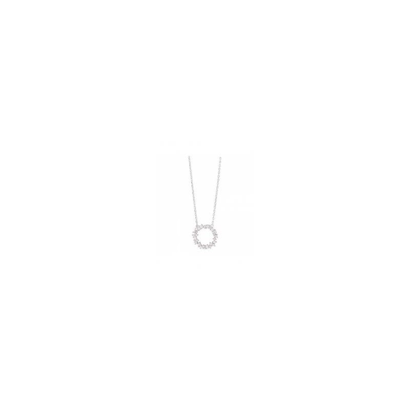 Collar Plata Luxenter Circular con Circonitas NH0560000