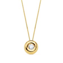 Colgante con diamante
Talla brillante 0.050 kilates, largo 44 cm
Este producto se entrega estuchado y envuelto para regalo