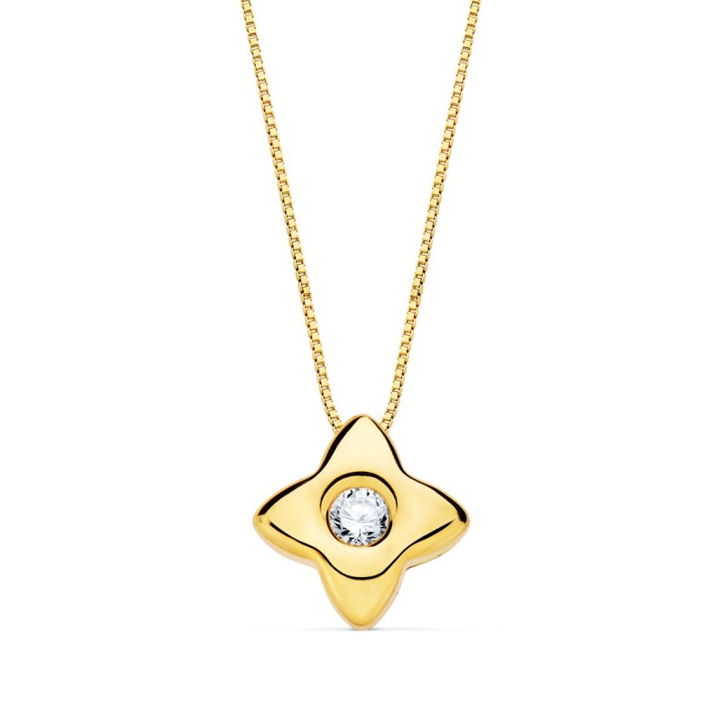 Collar con diamante
Talla brillante 0.050 kilates, largo 44 cm
Este producto se entrega estuchado y envuelto para regalo

