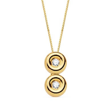 Collar con diamante
Talla brillante 0.040 kiltes, largo 44 cm
Este producto se entrega estuchado y envuelto para regalo