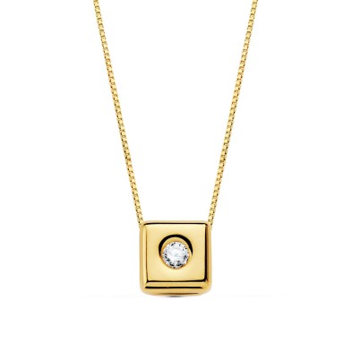 Collar con diamante
Talla brillante 0.050 kilates, largo 44 cm
Este producto se entrega estuchado y envuelto para regalo
