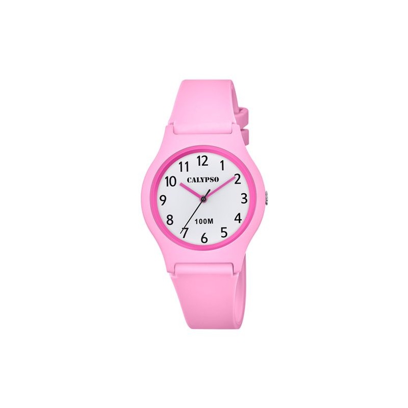 Reloj infantil Calypso K5798/1 
Correa de caucho rosa
Este producto se entrega en estuche originial y envuelto para regalo ¡En