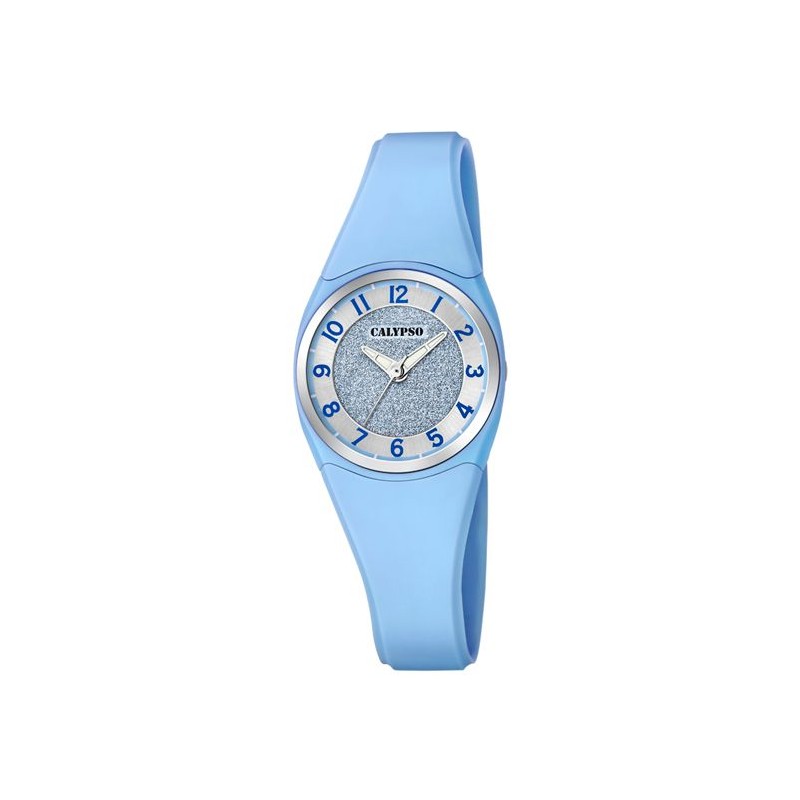 Reloj Calypso de mujer K5752/3 
Correa color celeste
Este producto se entrega en estuche originial y envuelto para regalo ¡Ent