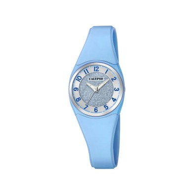 Reloj Calypso de mujer K5752/3 
Correa color celeste
Este producto se entrega en estuche originial y envuelto para regalo ¡Ent