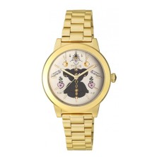 Reloj Tous 100350705 con caja y brazalete de acero en dorado y esfera con detalle de colores