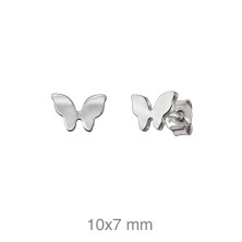 Pendiente mariposa 10x7 mm
Fabricado en Plata de 1ª Ley
Este producto se entrega estuchado y envuelto para regalo