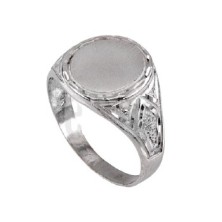 Anillo hombre de plata 14 x 12 mm
