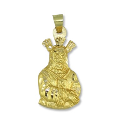 Medalla silueta cautivo 25 mm. fabricada en oro de 18 kilates.
Este producto se entrega estuchado y en vuelto para regalo