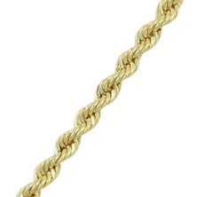 Cordón de oro Modelo Salomónico 60 cm 3,3mm