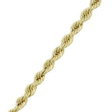 Cordón de oro Modelo Salomónico 60 cm 2,7mm