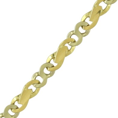 Cadena de oro bicolor 50cm  Dogma Design Cadenas de oro