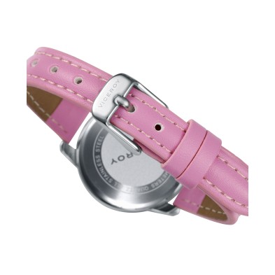 Reloj de niña Viceroy con caja de acero y correa de piel rosa.
Pendientes con estrellas fabricados en plata de 1ª ley.