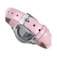 Reloj viceroy 461126-05 para niña con caja de acero y correa en piel rosa, mas altavoz inalambrico blanco.