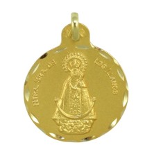 Medalla Nuestra Señora de los Llanos oro 18k