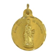 Medalla oro Nuestra Señora de Valvanera 18 kilates