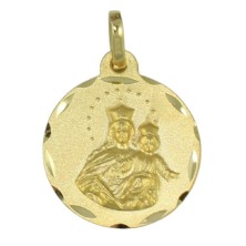 Medalla Maria Auxiliadora oro 18 kilates