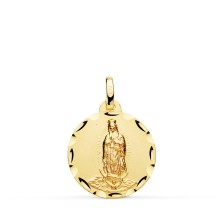 Medalla oro 18k Virgen de Guadalupe