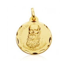 Medalla oro Fray Leopoldo 21mm