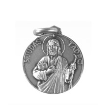 Medalla San Judas Tadeo plata 19mm