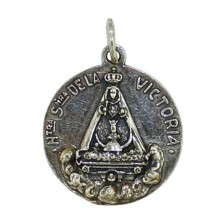 Medalla plata Virgen de la Victoria 24 mm.