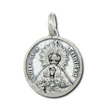 Medalla Virgen de la Trinidad 22 mm plata