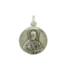 Medalla San Judas Tadeo Plata 15mm