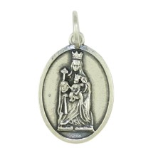Medalla Virgen de la Victoria 29 x 16 mm plata