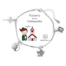 Pulsera de plata eres lo más Catequista