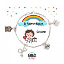 Pulsera de plata eres lo más Doctora