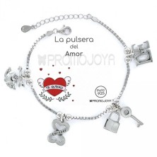 Promojoya pulsera de plata eres lo más amor