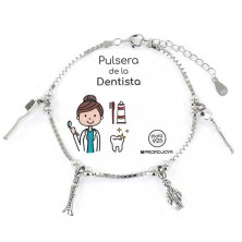Promojoya pulsera de plata eres lo más dentista
