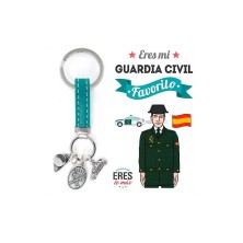 Promojoya llavero de plata Eres lo más Guardia Civil