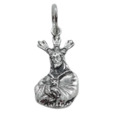 Medalla de nuestro padre Jesus Cautivo en silueta.<BR>Fabricada en plata de 1ª Ley.