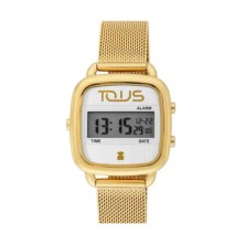 Reloj Tous para mujer 200350550 <BR>Este reloj Tous tiene la&nbsp; correa y la caja de acero con tratamiente IP dorado, y es res