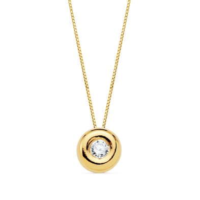 <P>Cadena con chaton de diamante 0.10 ct. oro amarillo <BR>Cadena de oro amarillo con un largo de 42 cm. El tipo de ci <P>Cadena con chaton de diamante 0.10 ct. oro amarillo <BR>Cadena de oro amarillo con un largo de 42 cm. El tipo de ci