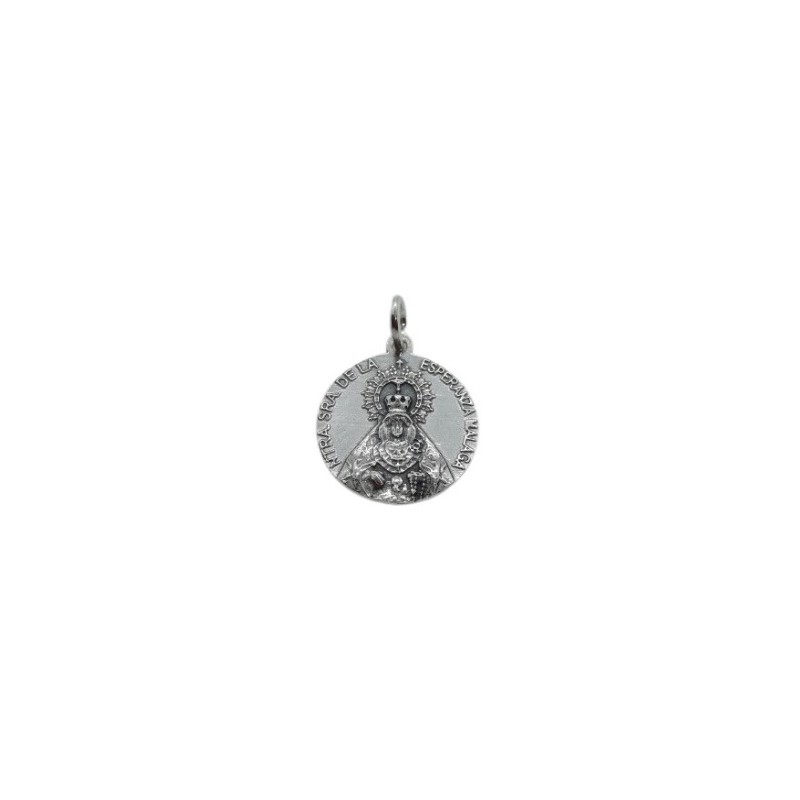 <STRONG>Medalla Virgen de la esperanza de Málaga</STRONG> plata 17 mm. <BR>Esta medalla religiosa de <STRONG>Nuestra Sra de la e