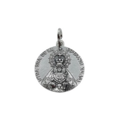 <STRONG>Medalla Virgen de la esperanza de Málaga</STRONG> plata 17 mm. <BR>Esta medalla religiosa de <STRONG>Nuestra Sra de la e