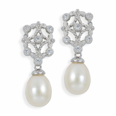 <STRONG>Pendiente plata mujer con perla Maximo Betro 4729</STRONG>&nbsp; <BR>Estos pendientes estan fabricados en <STRONG>plata 