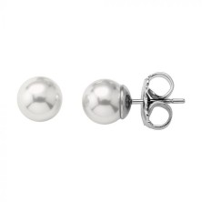 <STRONG>Pendiente Perlas Majorica 10mm 00326.01.2.000.701.1</STRONG> <BR>Fabricado en plata rodiada con una perla Majorica de 10